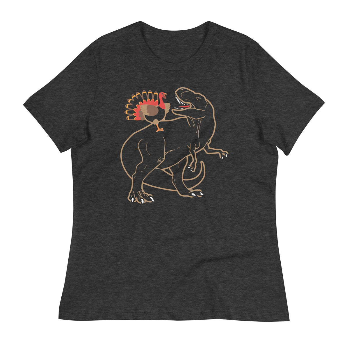 Turkey Riding T-Rex Women's Signature Tee product image 3