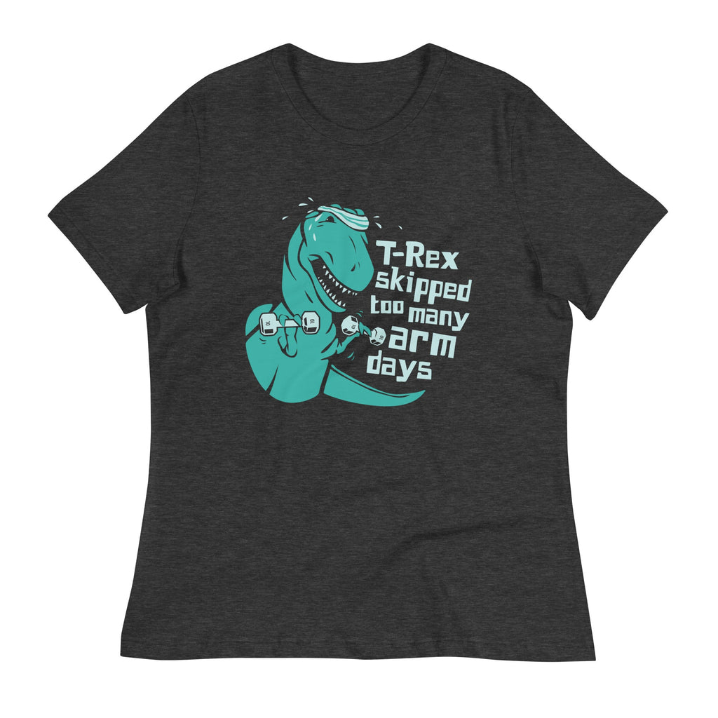T-Rex Skipped Too Many Arm Days Women's Signature Tee product image 3