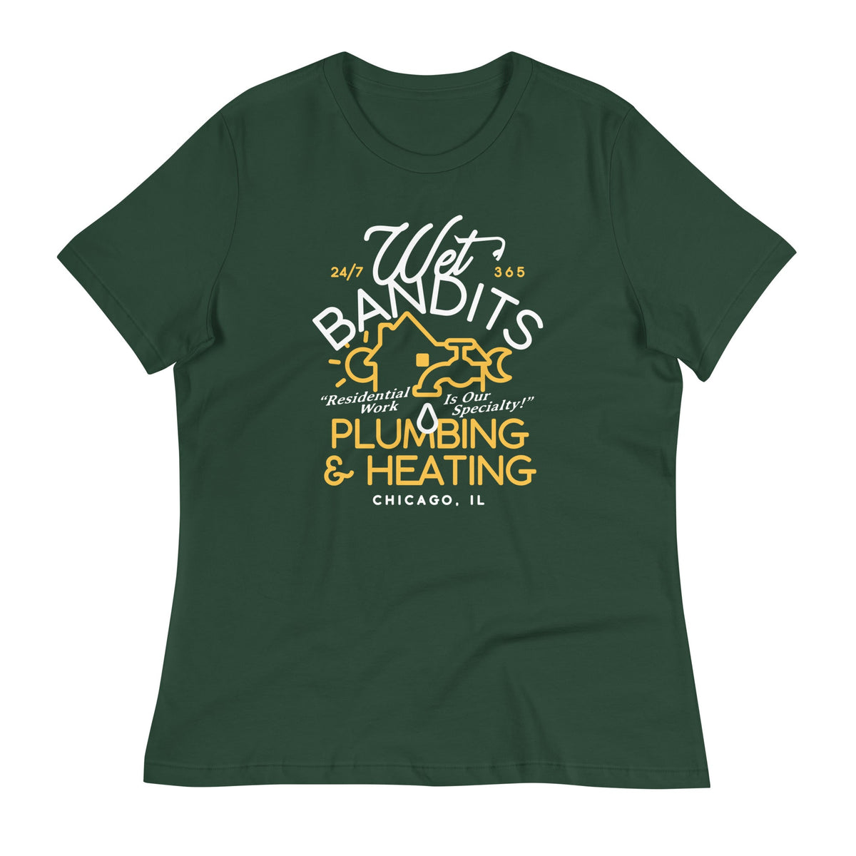 Wet Bandits Plumbing & Heating Women's Signature Tee product image 2