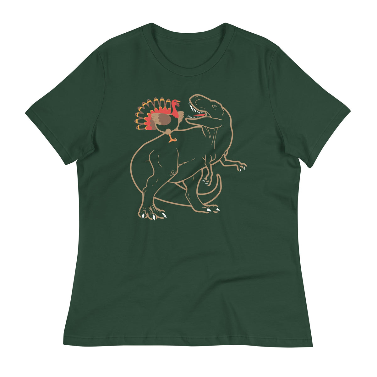 Turkey Riding T-Rex Women's Signature Tee product image 5