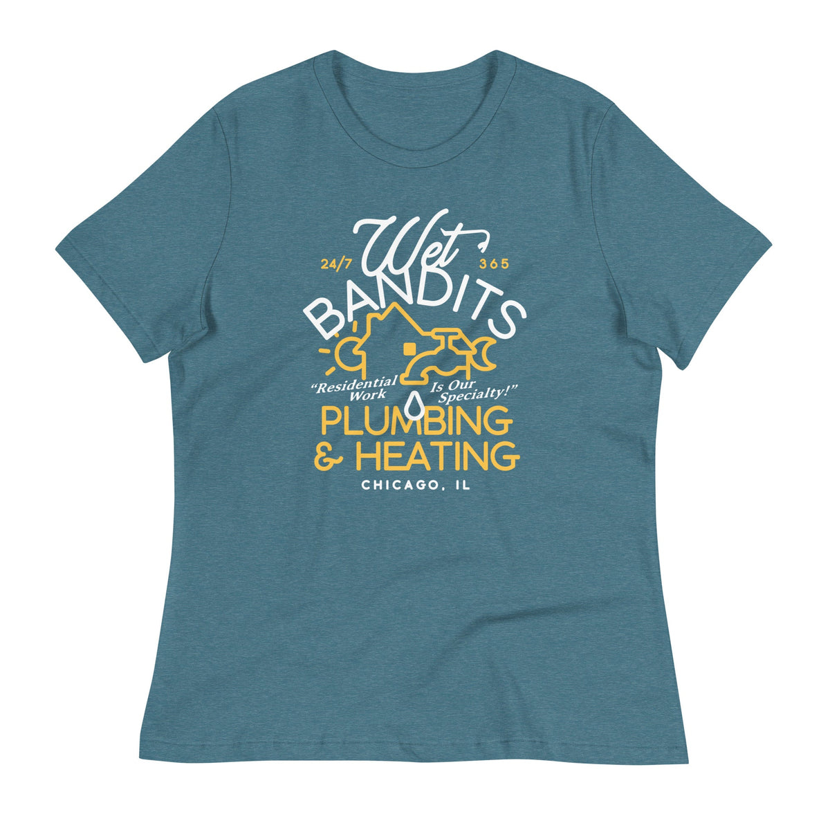 Wet Bandits Plumbing & Heating Women's Signature Tee product image 5