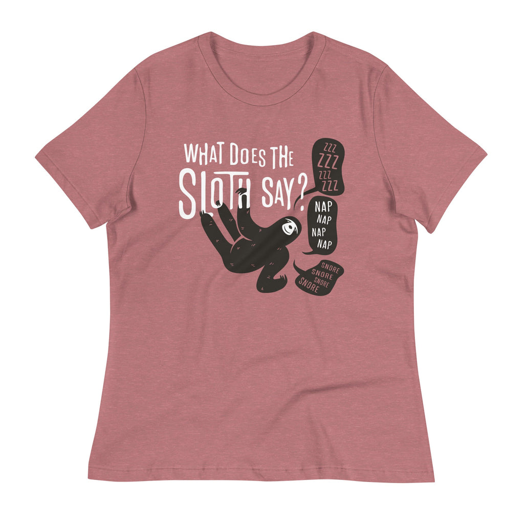 What Does The Sloth Say? Women's Signature Tee product image 3