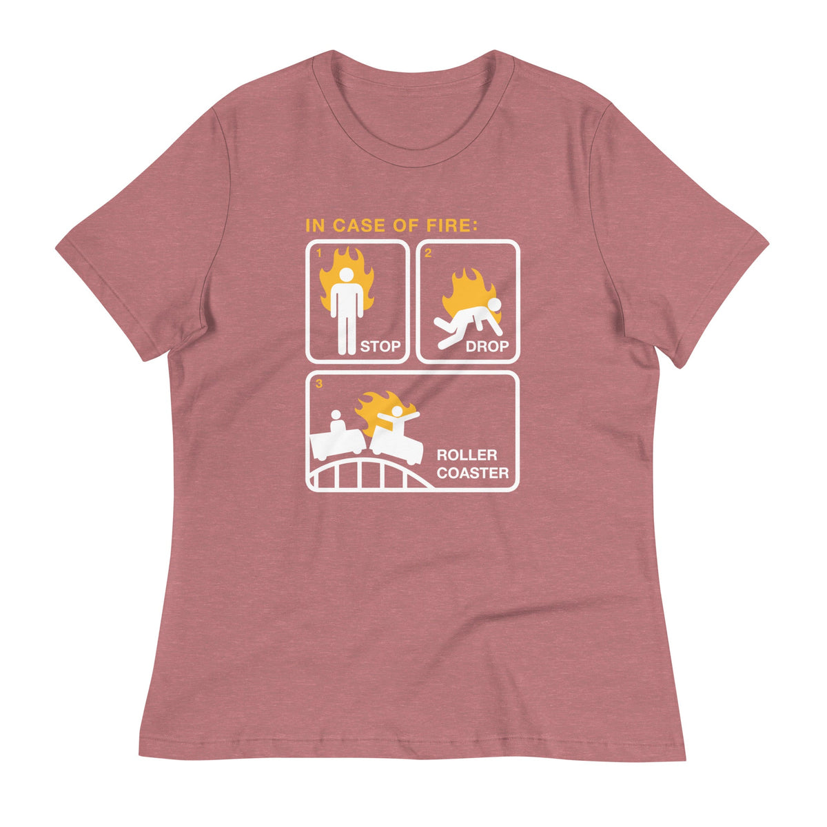 Stop Drop Roller Coaster Women's Signature Tee product image 4