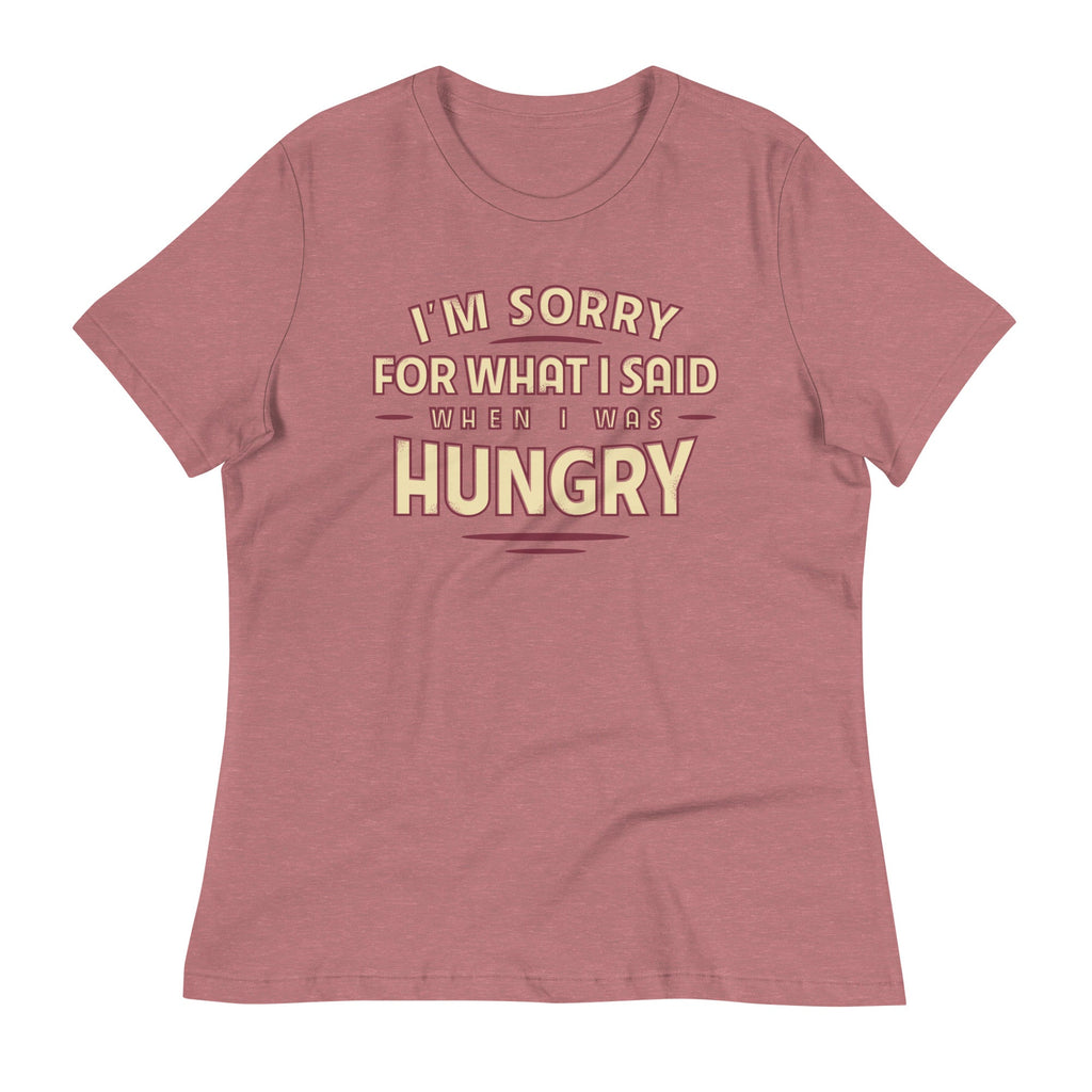 What I Said When I Was Hungry Women's Signature Tee product image 1