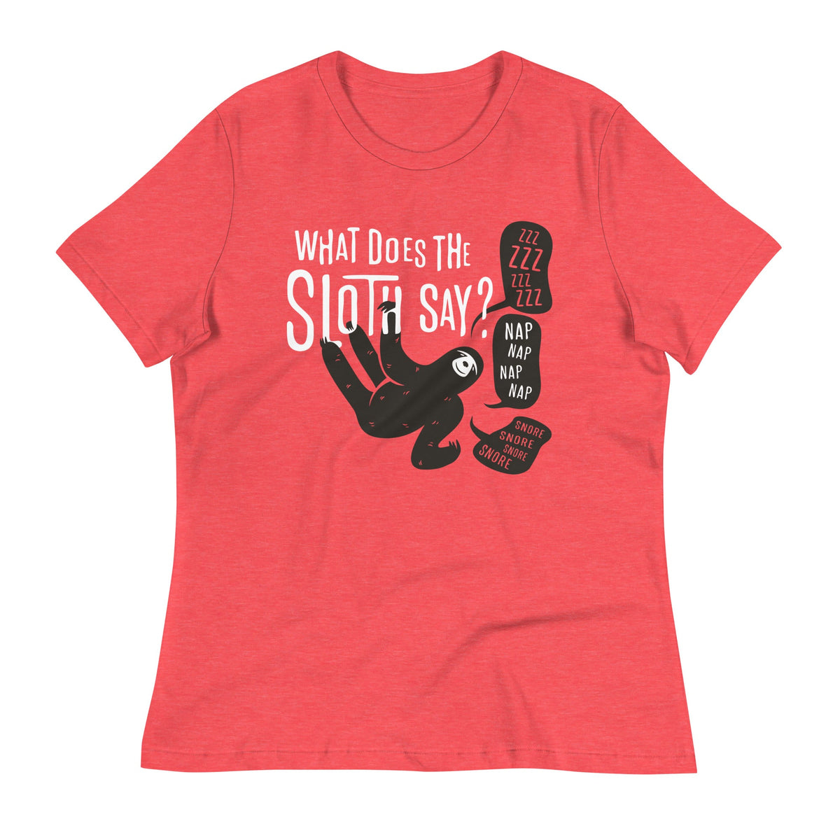 What Does The Sloth Say? Women's Signature Tee product image 2
