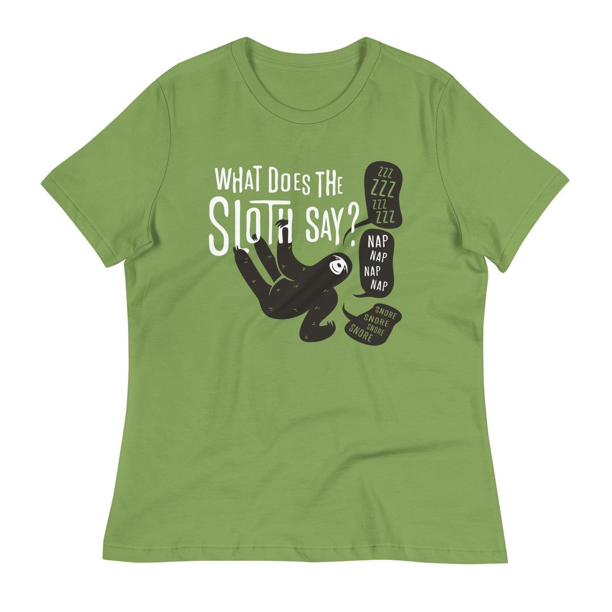 What Does The Sloth Say? Women's Signature Tee product image 1