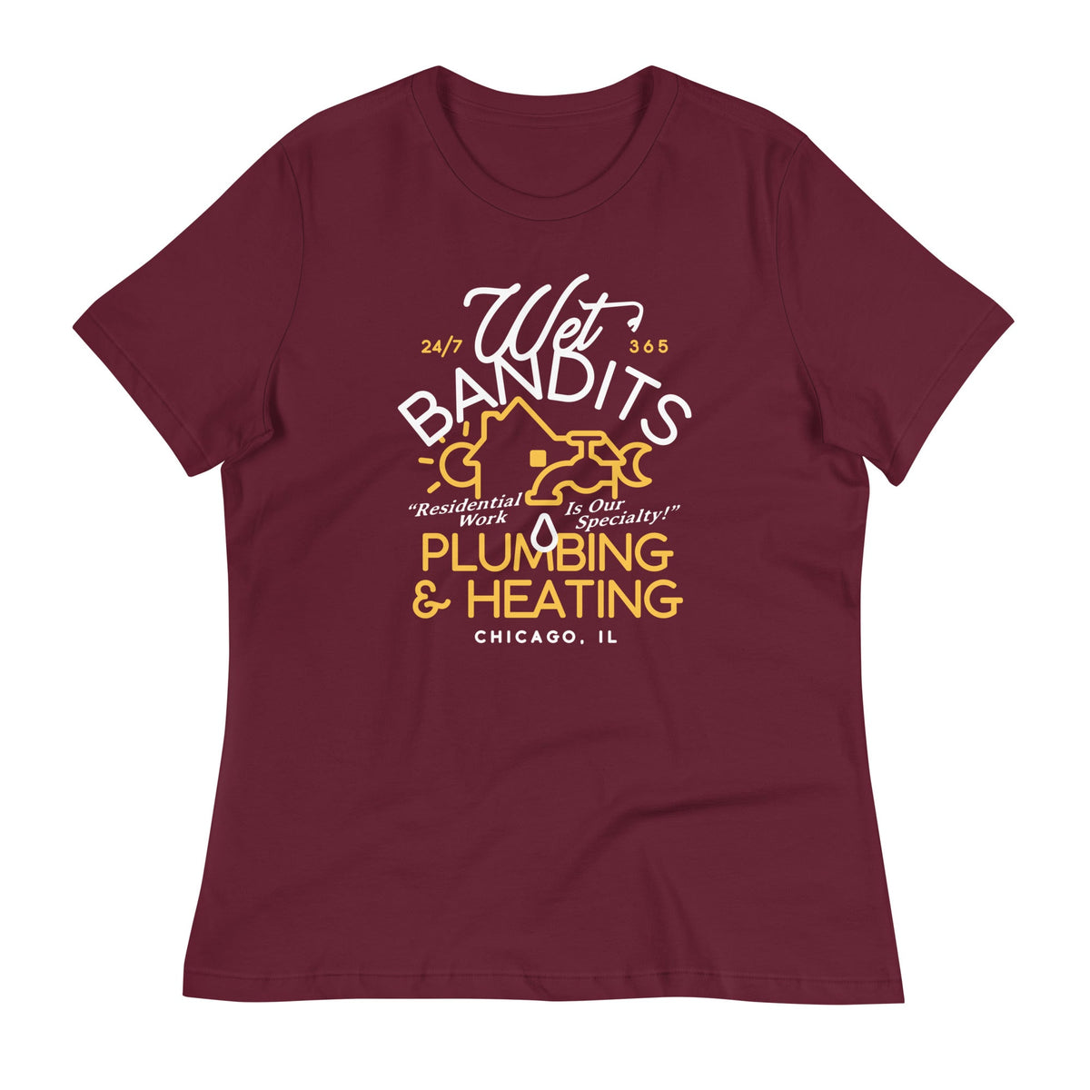 Wet Bandits Plumbing & Heating Women's Signature Tee product image 1