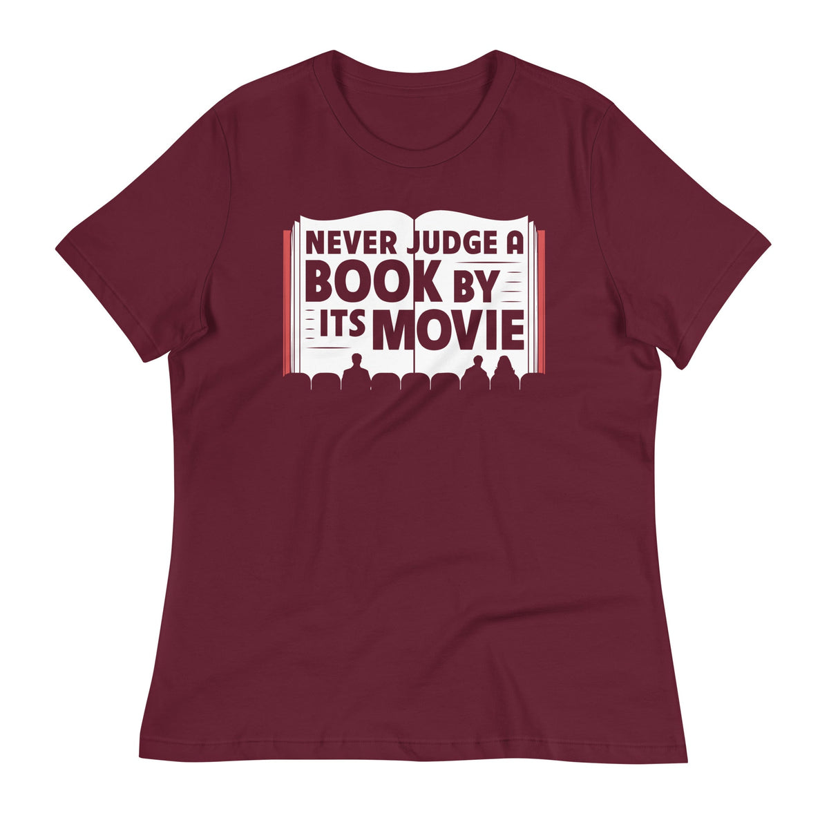 Never Judge A Book By Its Movie Women's Signature Tee product image 4