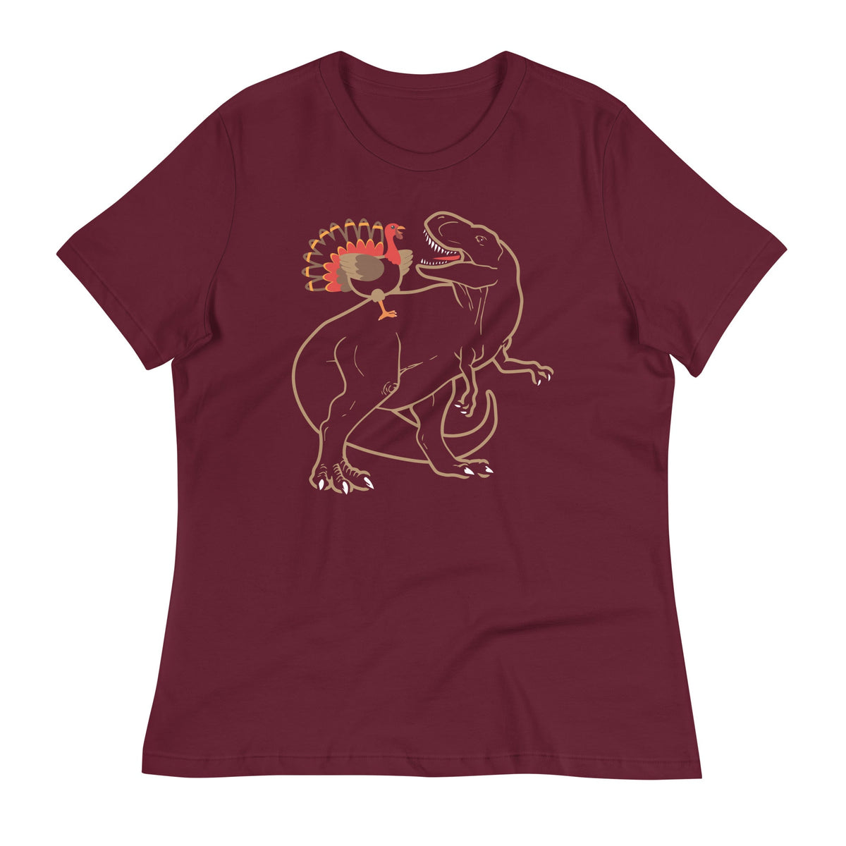 Turkey Riding T-Rex Women's Signature Tee product image 4