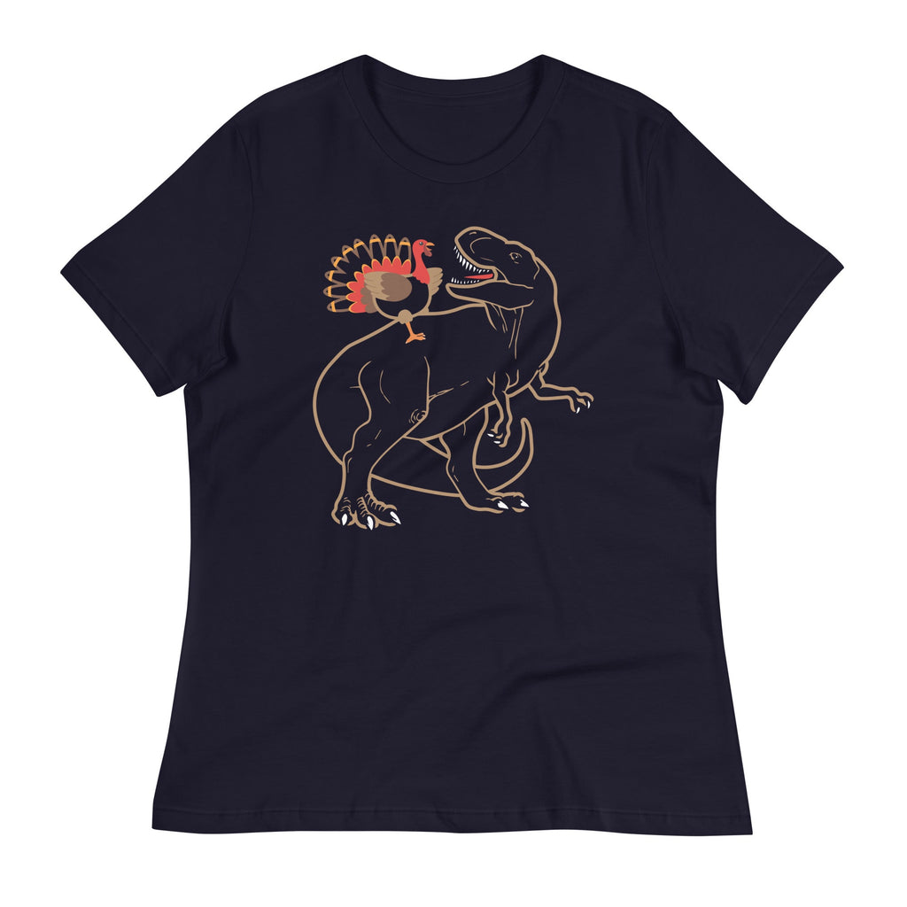 Turkey Riding T-Rex Women's Signature Tee product image 2