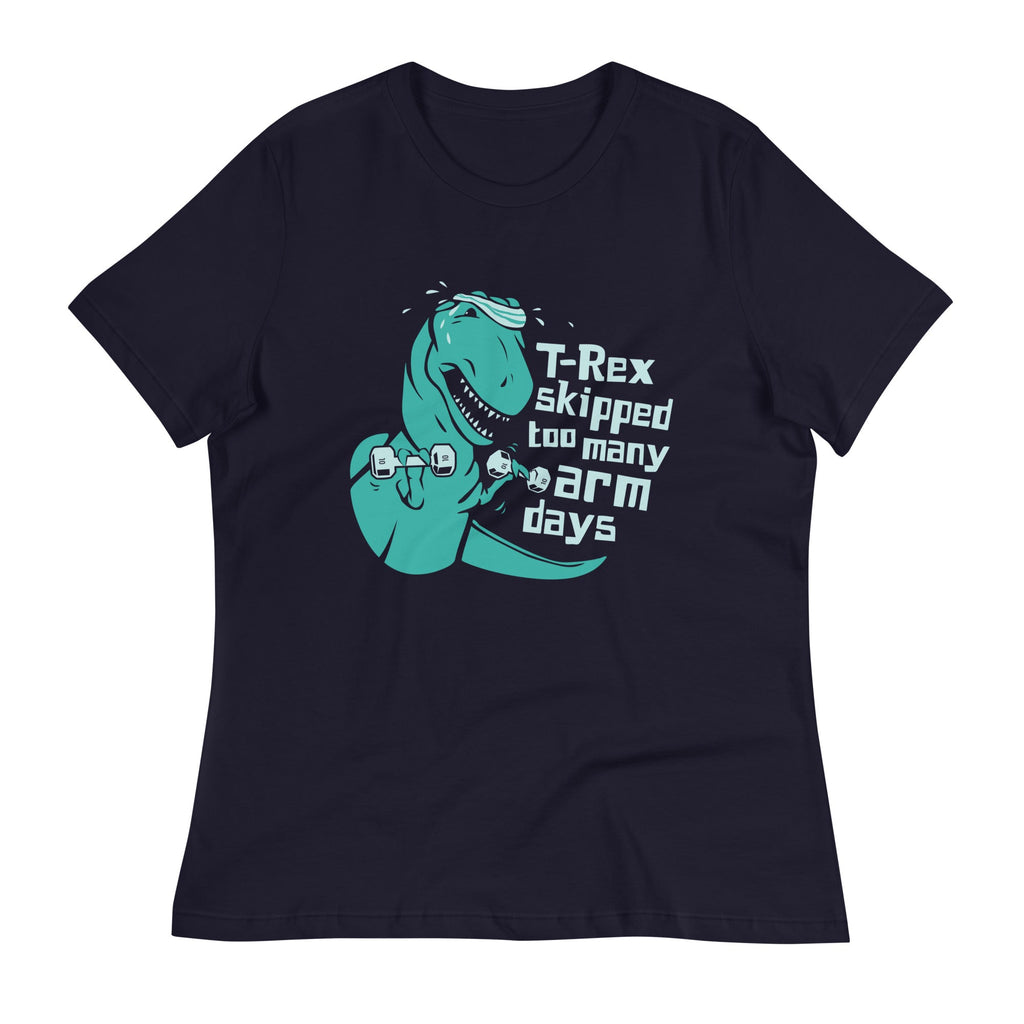 T-Rex Skipped Too Many Arm Days Women's Signature Tee product image 1
