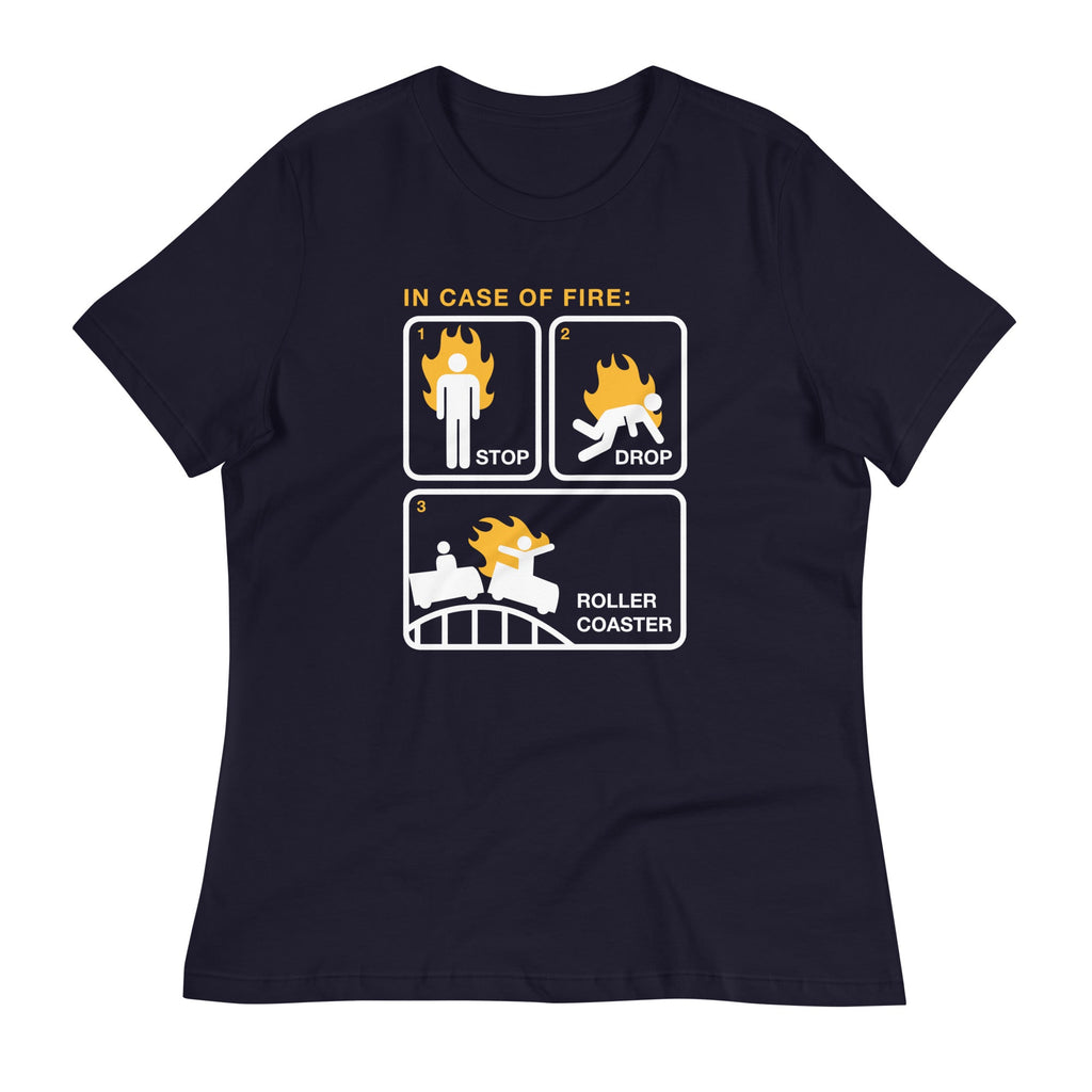 Stop Drop Roller Coaster Women's Signature Tee product image 1
