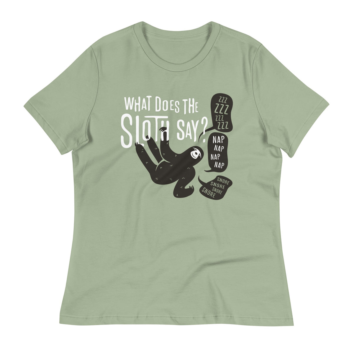 What Does The Sloth Say? Women's Signature Tee product image 8