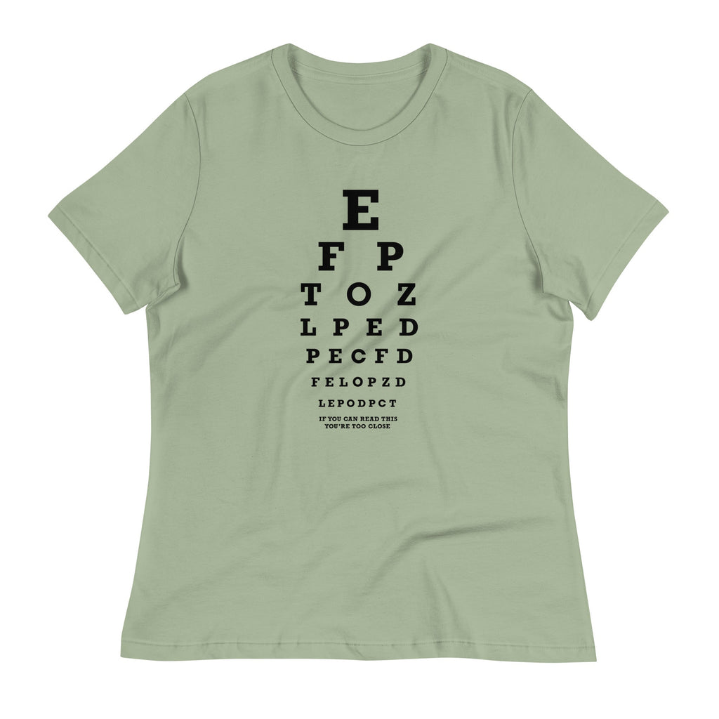 Too Close Eye Chart Women's Signature Tee product image 7