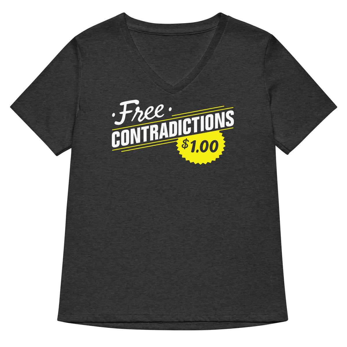 Free Contradictions Women's V-Neck Tee product image 4