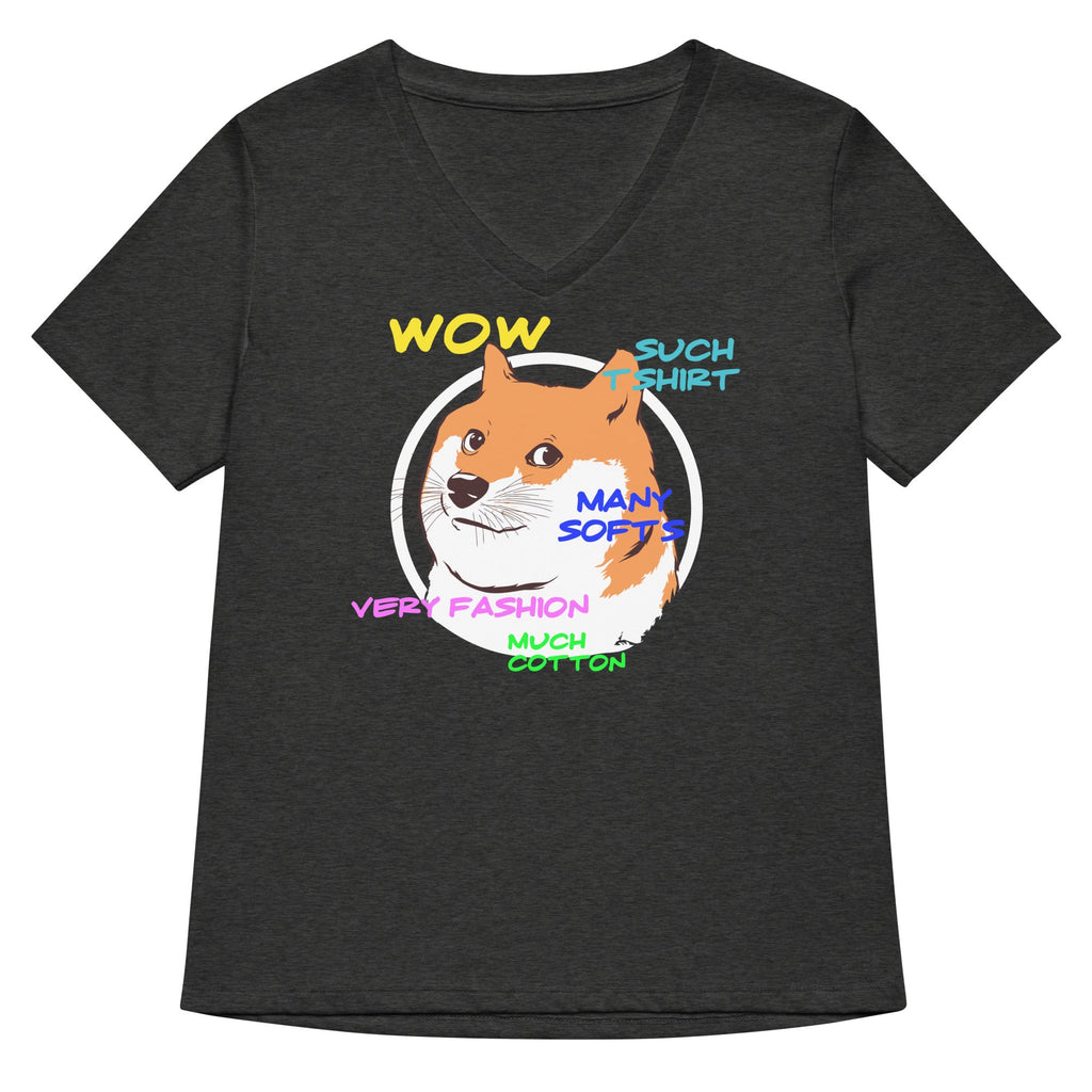 Doge Shirt Women's V-Neck Tee product image 3