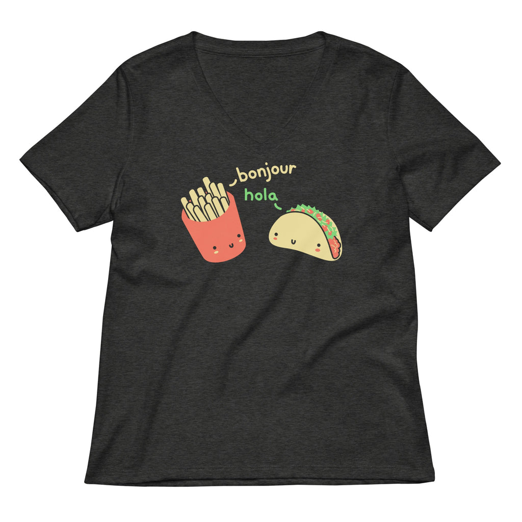 Hola Taco Women's V-Neck Tee product image 1