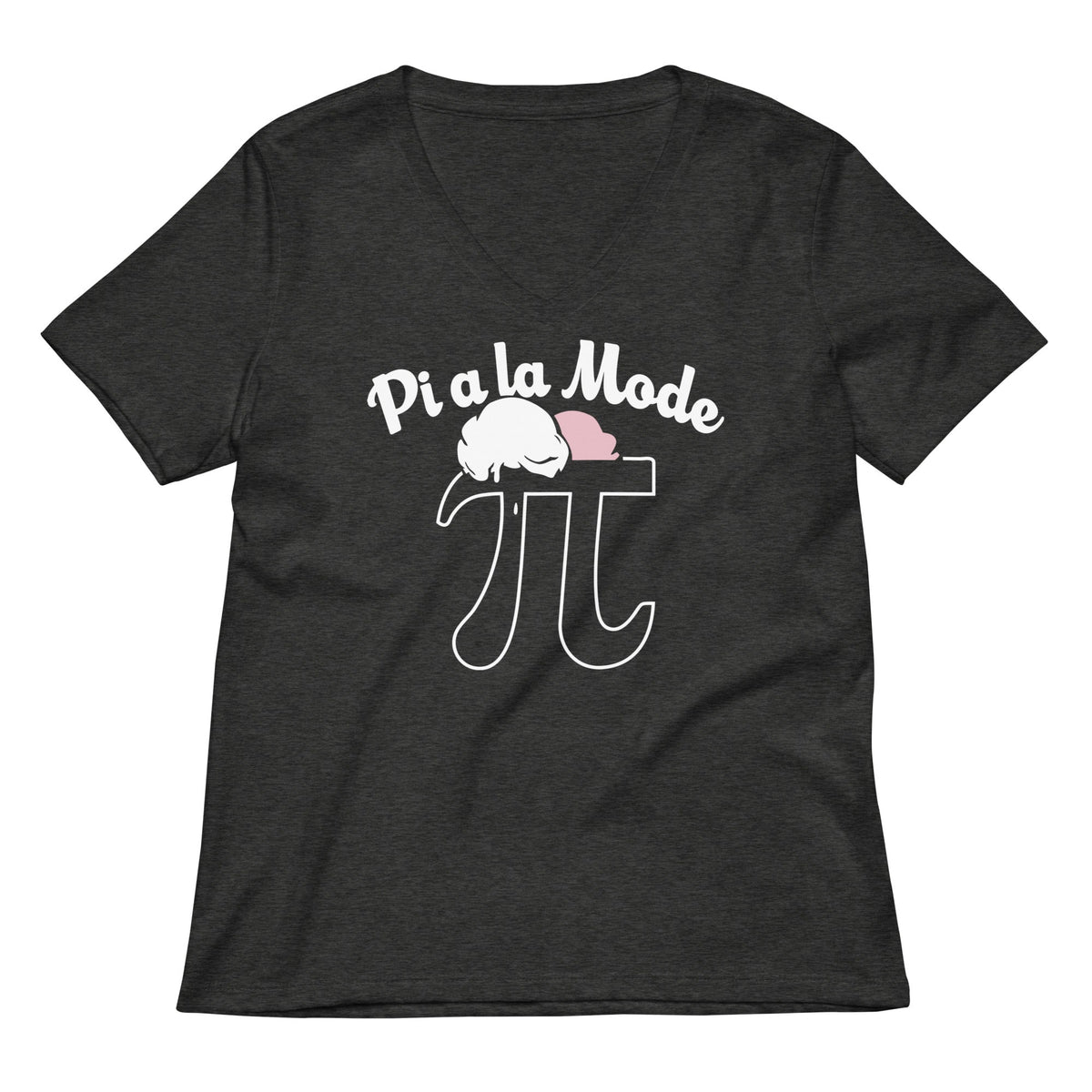 Pi a la Mode Women's V-Neck Tee product image 2