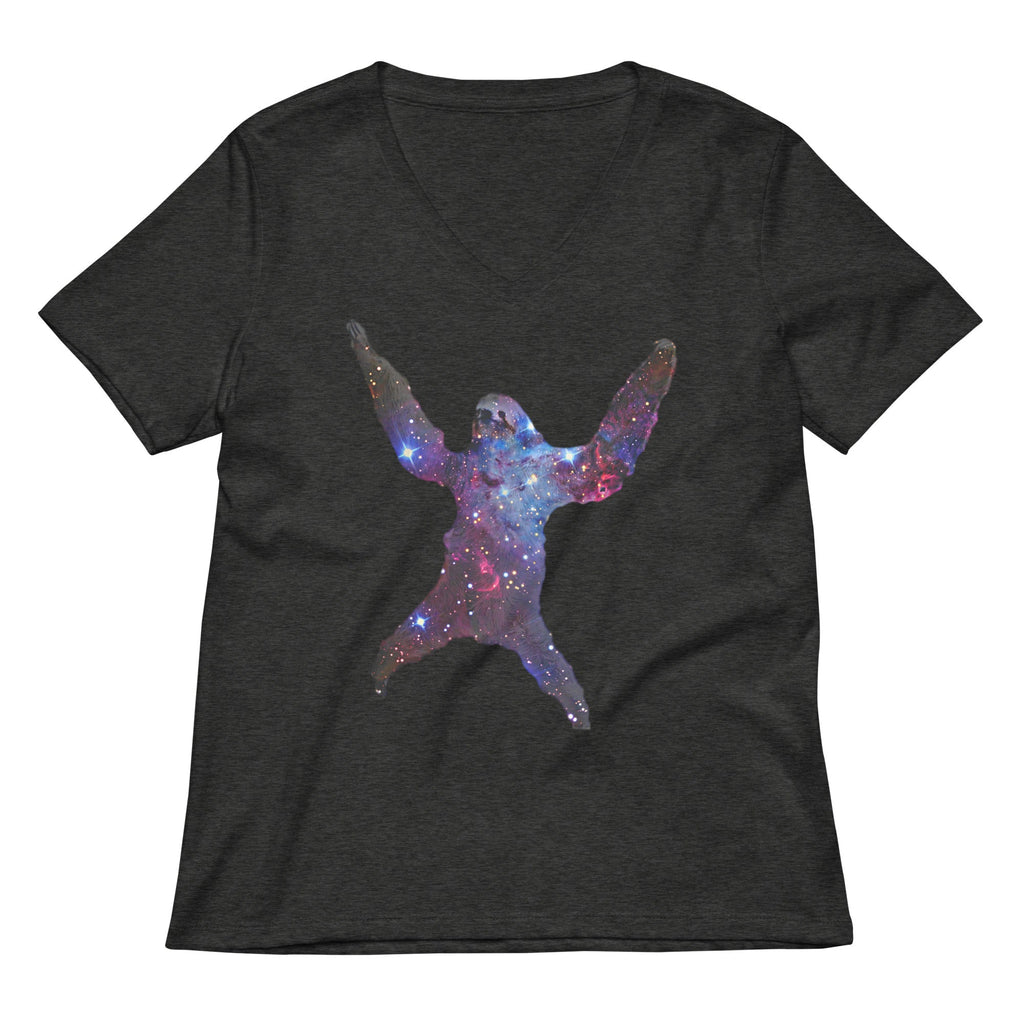 Sloth Nebula Women's V-Neck Tee product image 1