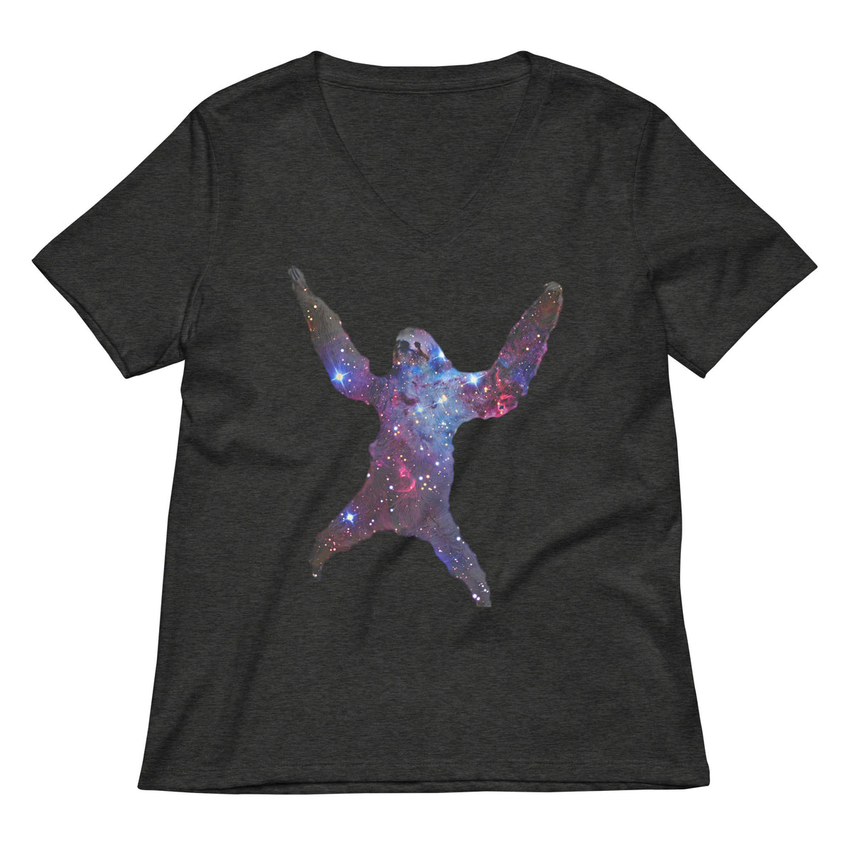 Sloth Nebula Women's V-Neck Tee product image 1