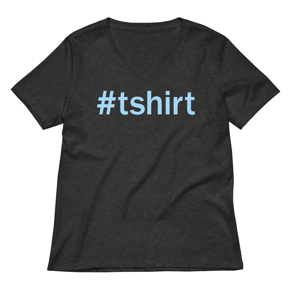Hashtag T-Shirt Women's V-Neck Tee product image 3
