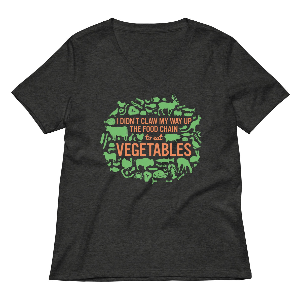Top Of The Food Chain Women's V-Neck Tee product image 2