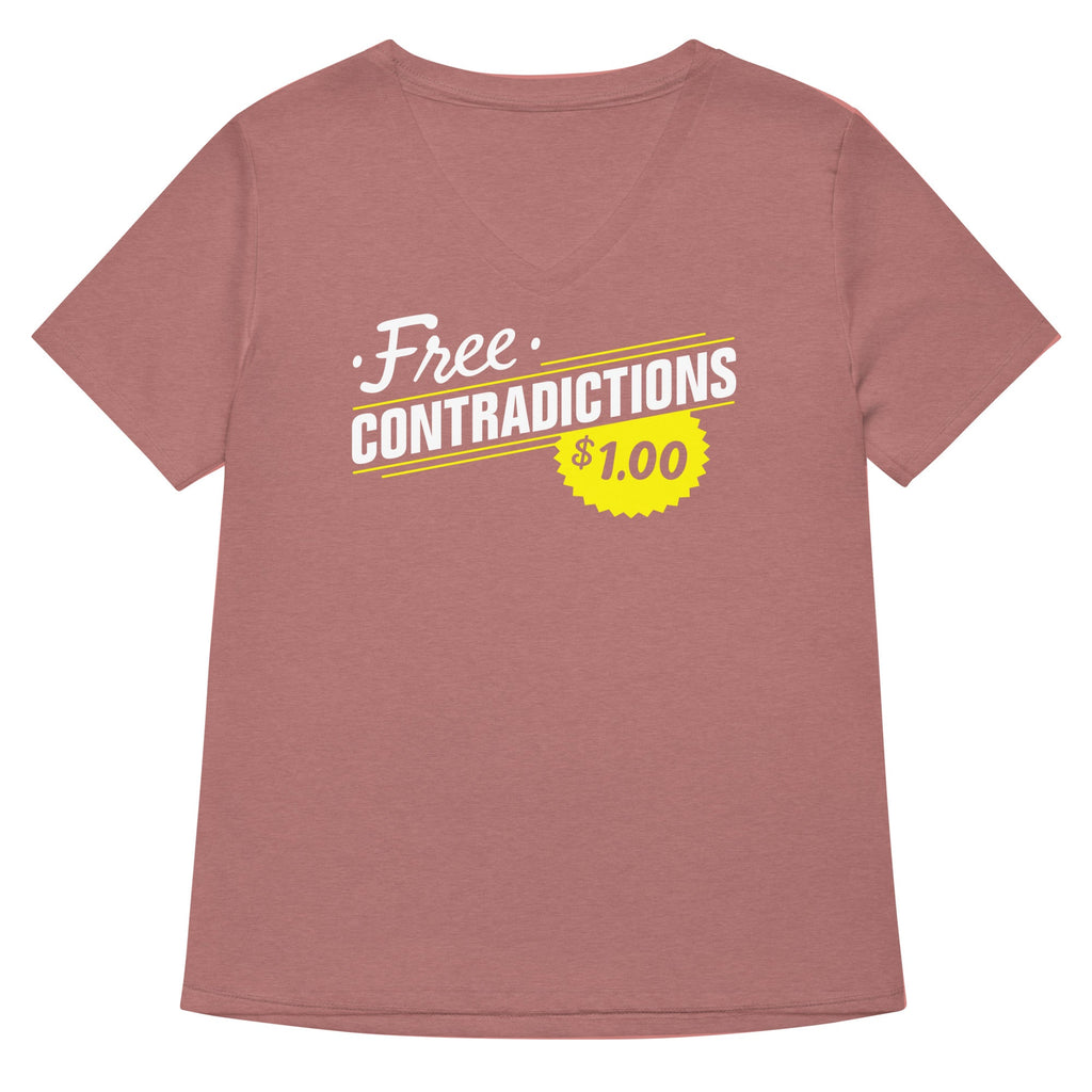 Free Contradictions Women's V-Neck Tee product image 5