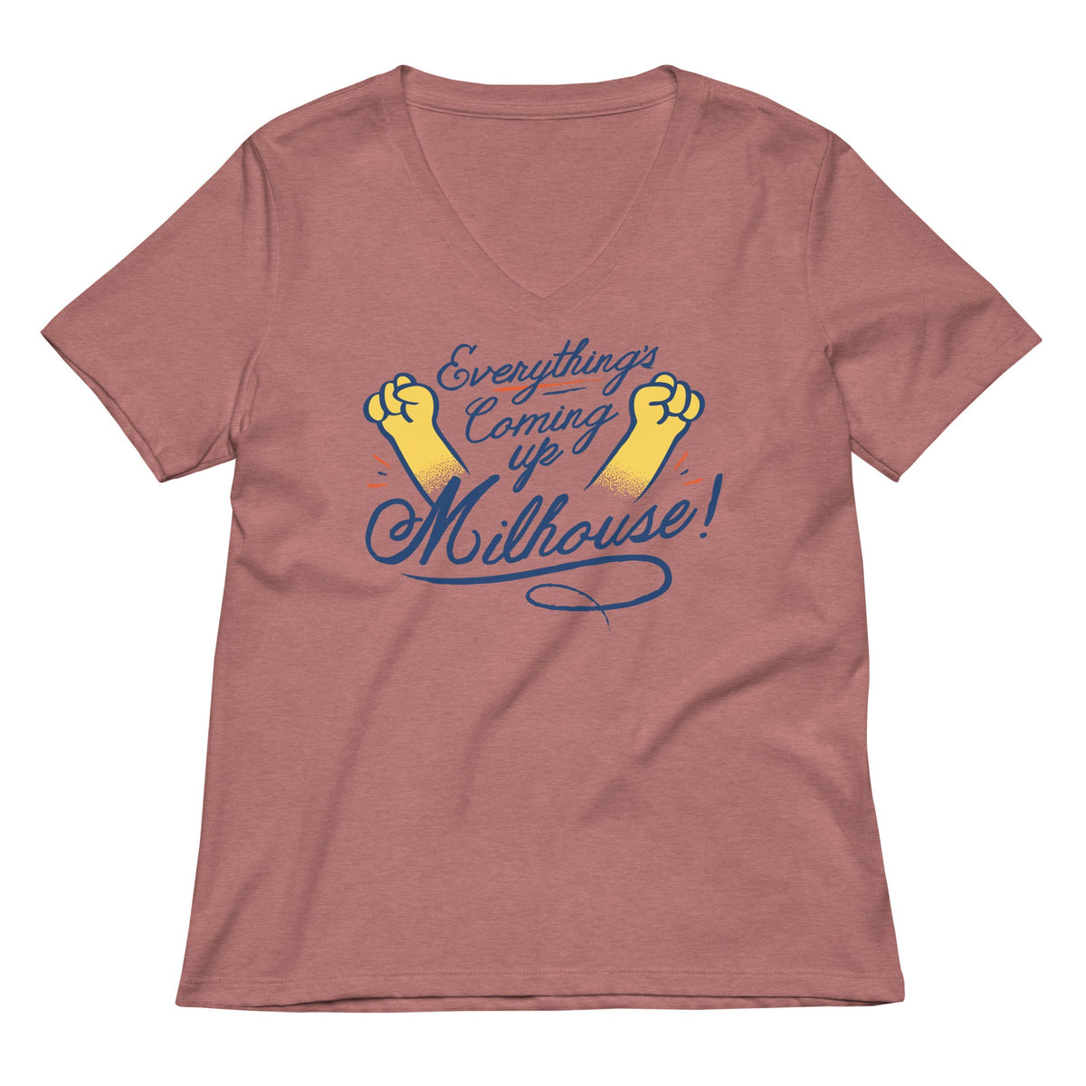 Everything's Coming Up Milhouse! Women's V-Neck Tee product image 2