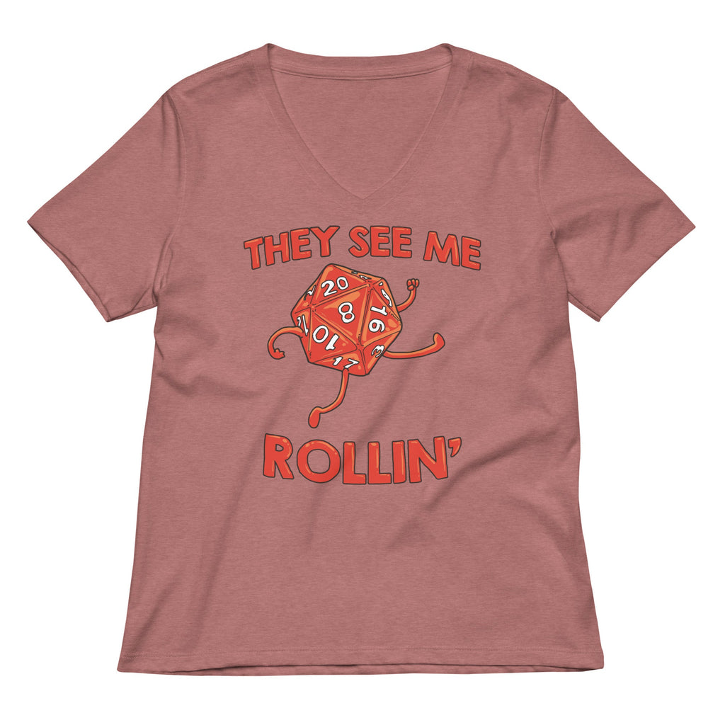 They See Me Rollin' Women's V-Neck Tee product image 1