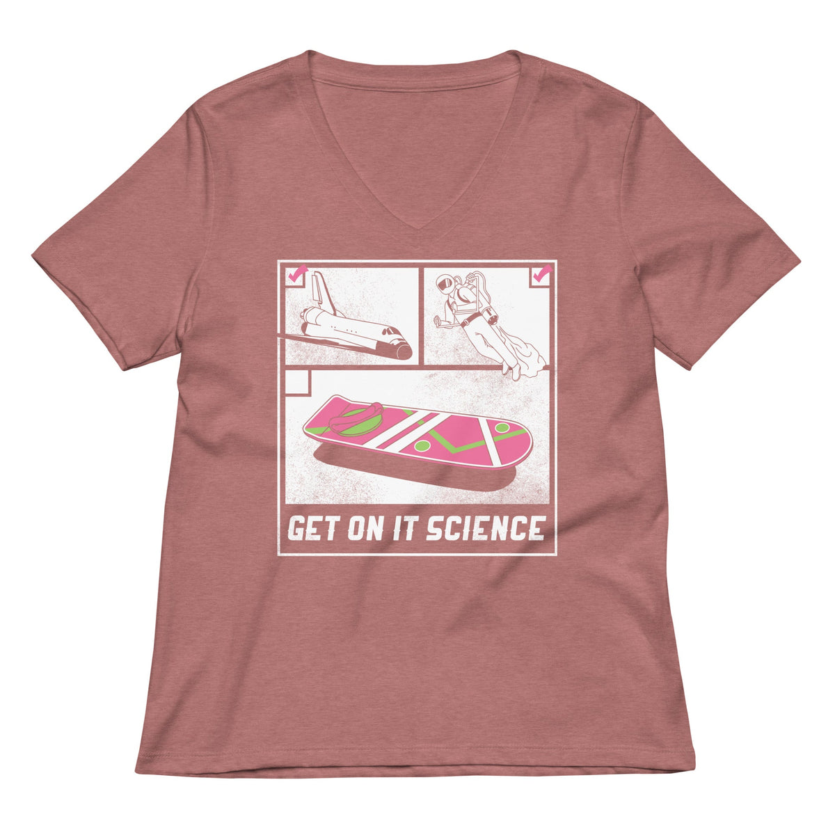 Get On It Science Women's V-Neck Tee product image 5