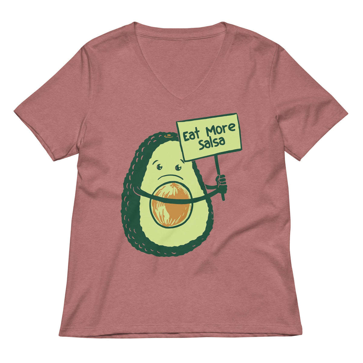 Eat More Salsa Women's V-Neck Tee product image 4