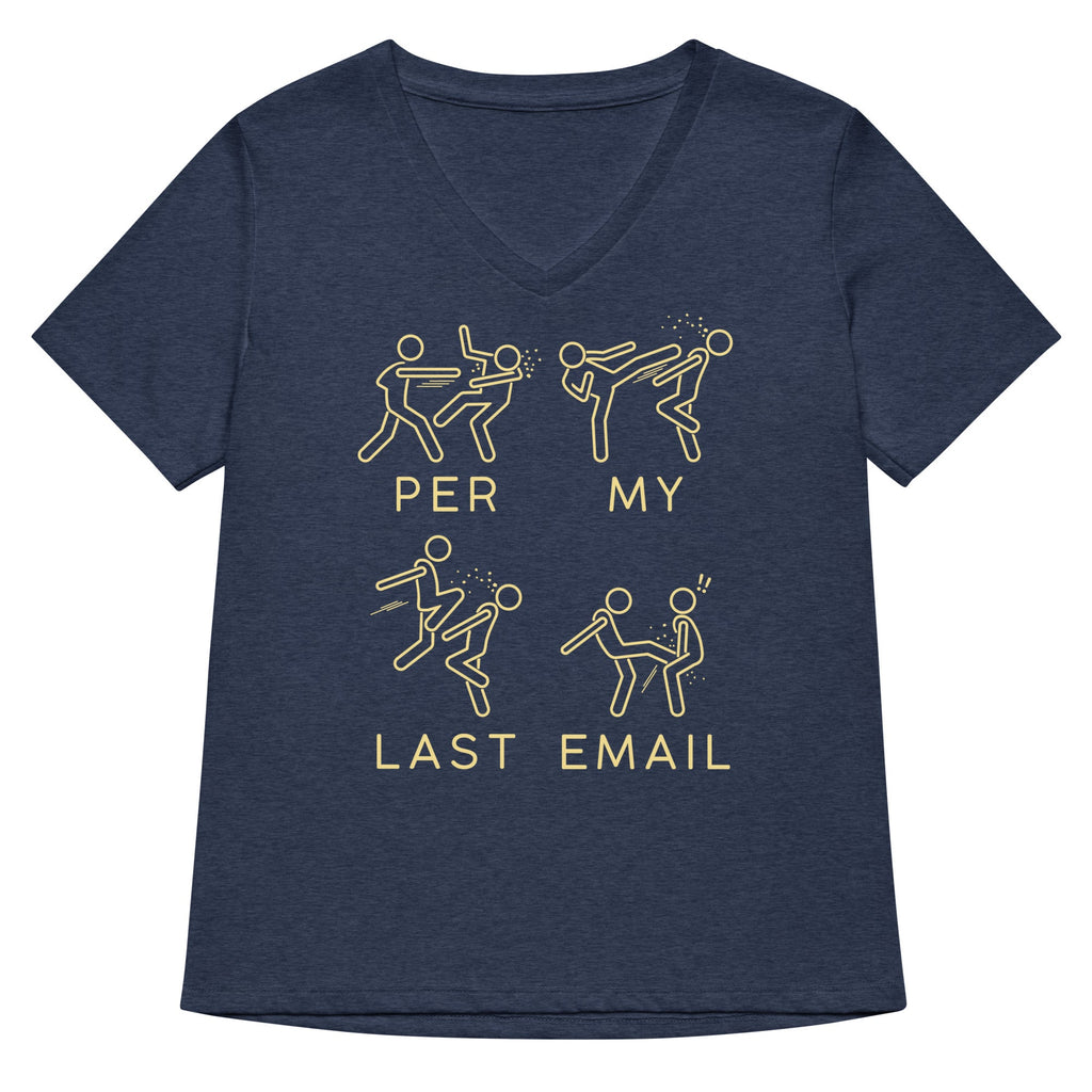 Per My Last Email Women's V-Neck Tee product image 3