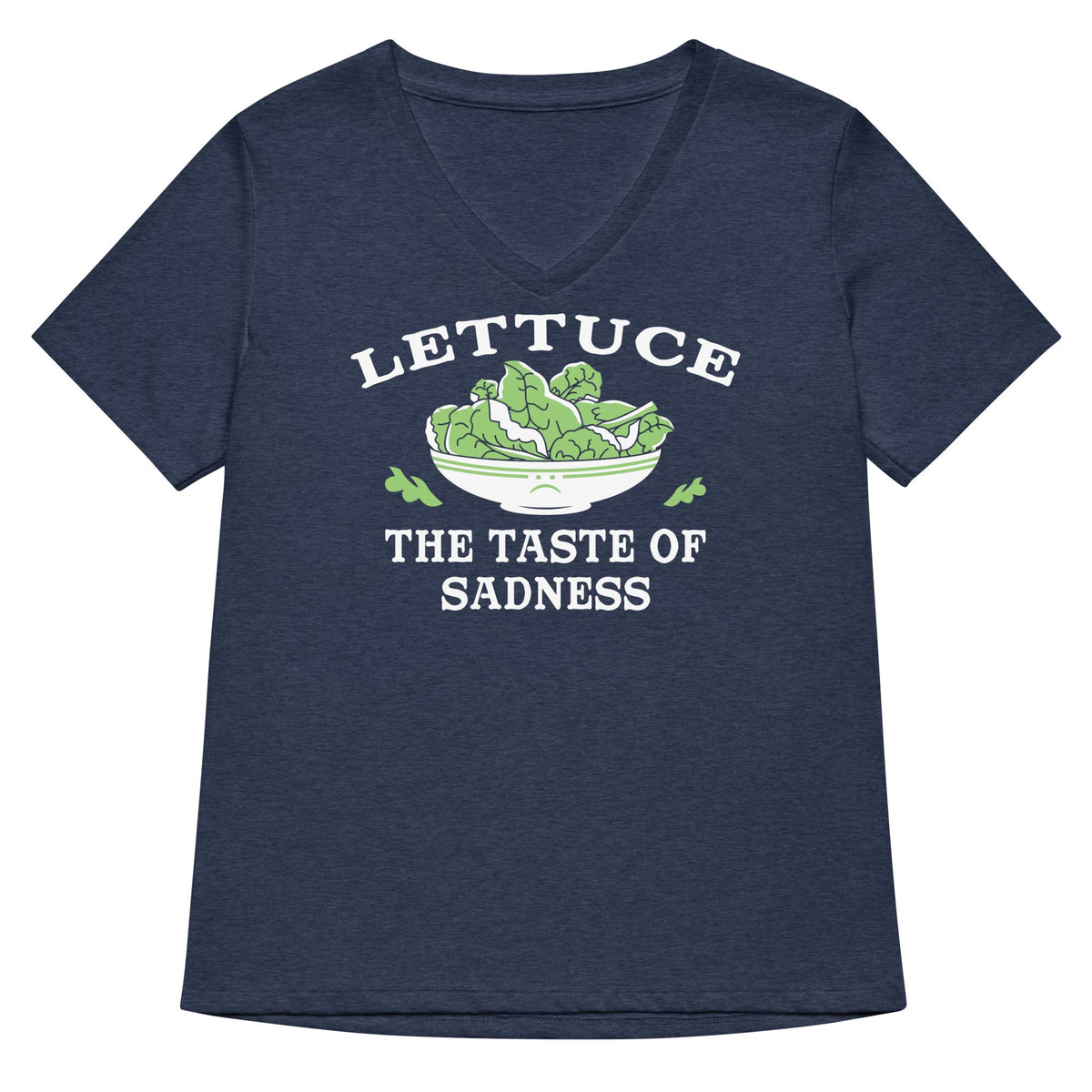 Lettuce, The Taste Of Sadness Women's V-Neck Tee product image 2