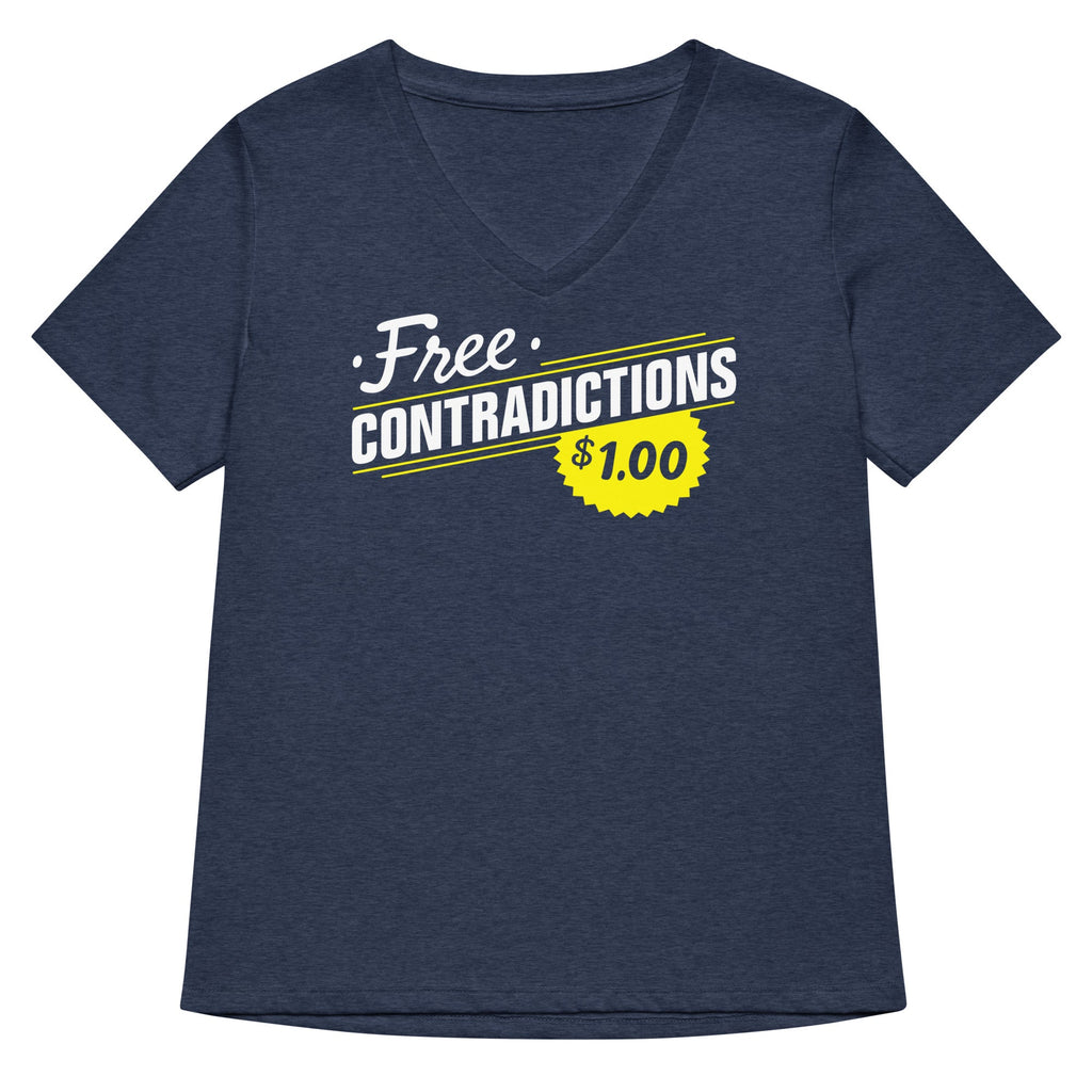 Free Contradictions Women's V-Neck Tee product image 3