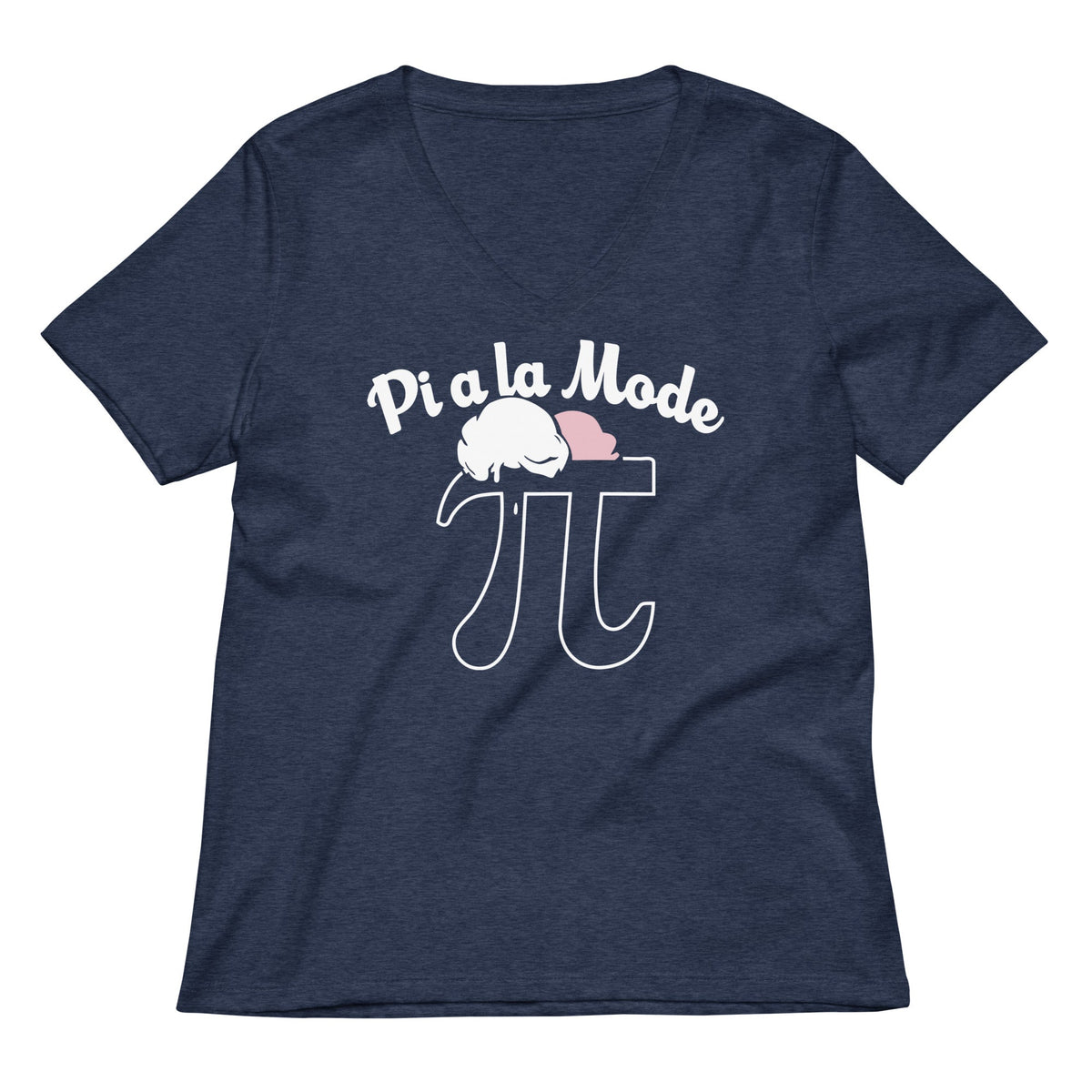 Pi a la Mode Women's V-Neck Tee product image 3
