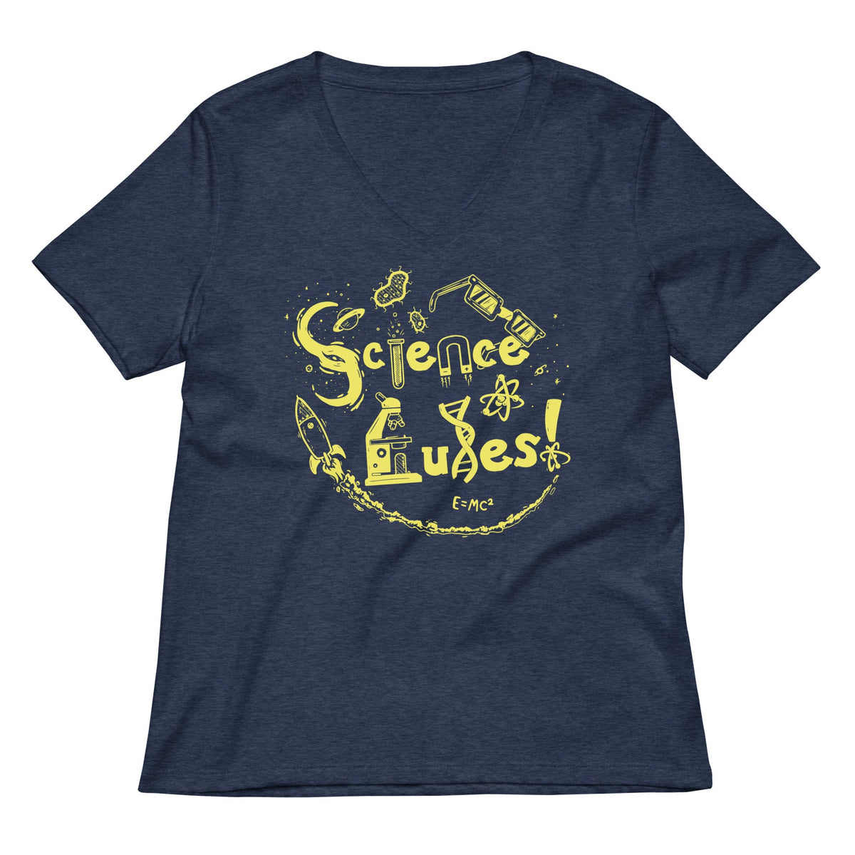 Science Rules! Women's V-Neck Tee product image 2