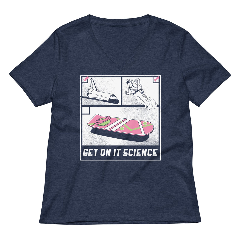 Get On It Science Women's V-Neck Tee product image 2