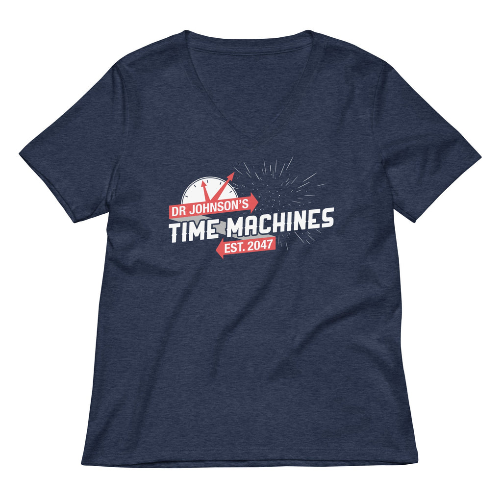 Dr Johnson's Time Machines Women's V-Neck Tee product image 2