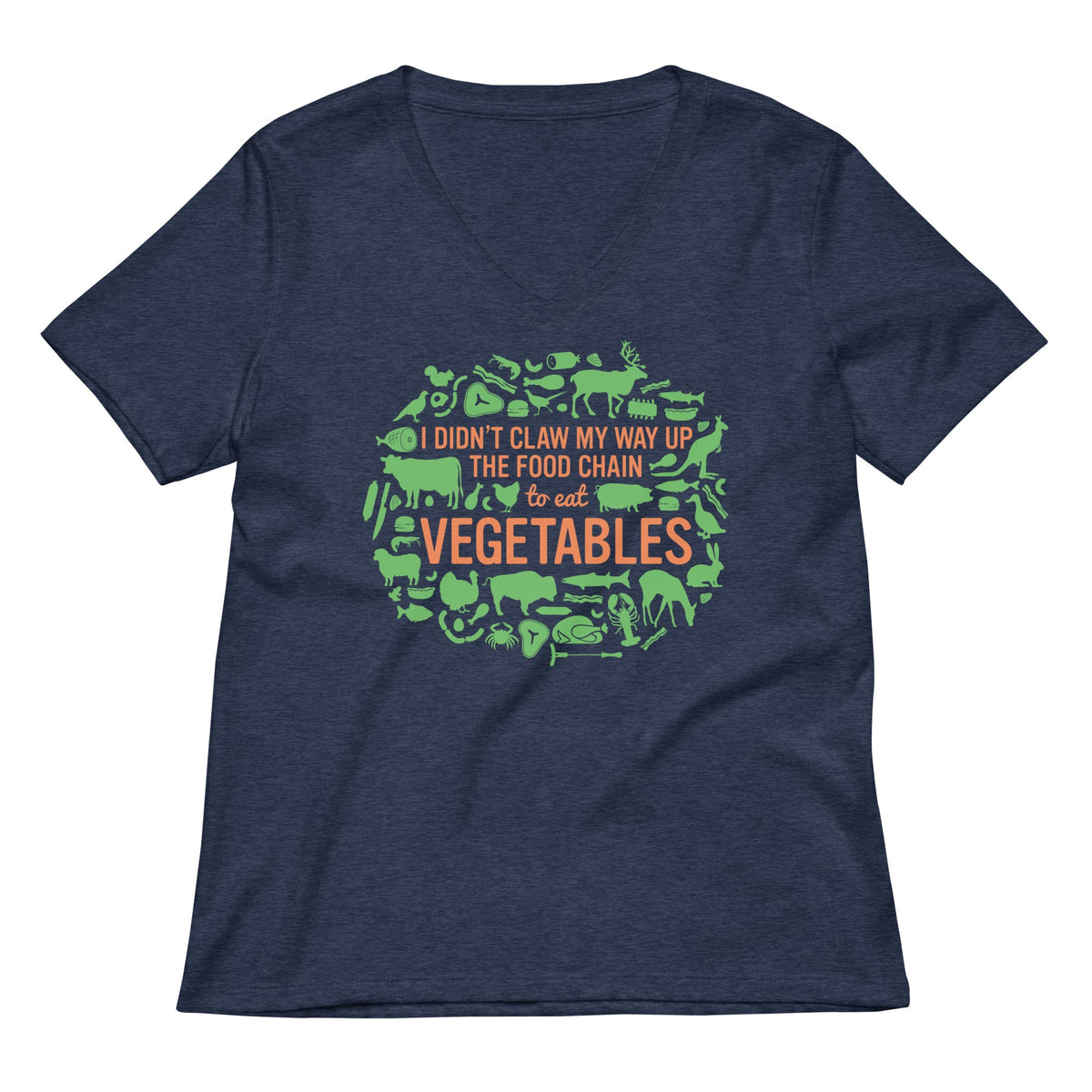 Top Of The Food Chain Women's V-Neck Tee product image 3