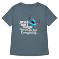 Never Trust An Atom, They Make Up Everything Women's V-Neck product image 1