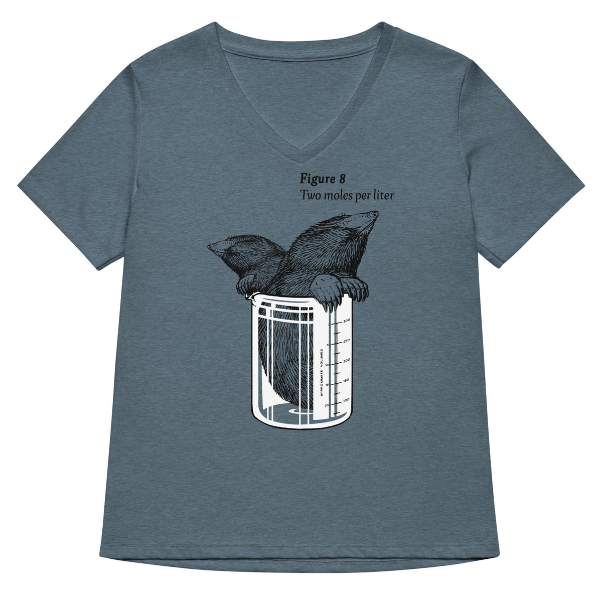 Two Moles Per Liter Women's V-Neck Tee product image 1