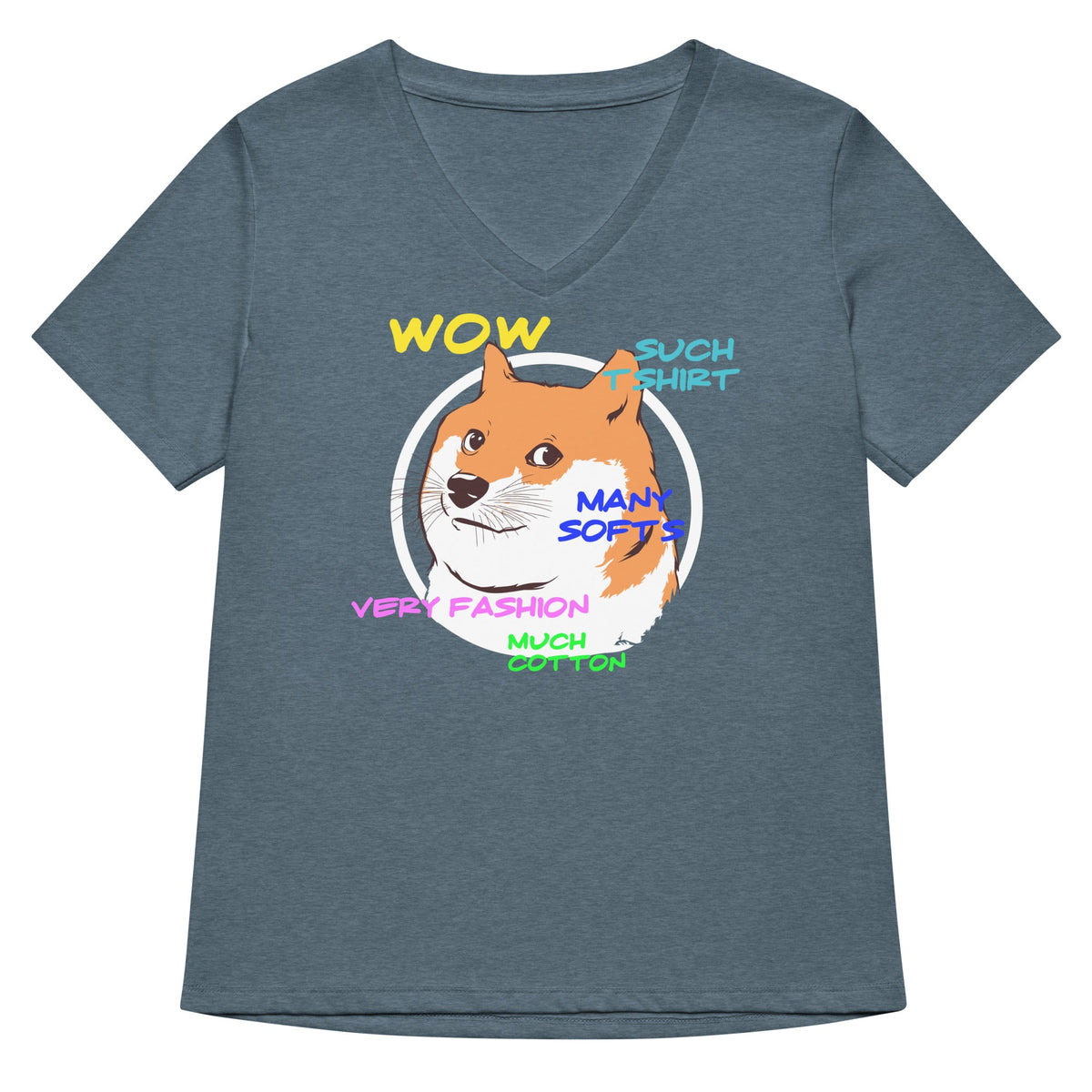 Doge Shirt Women's V-Neck Tee product image 4