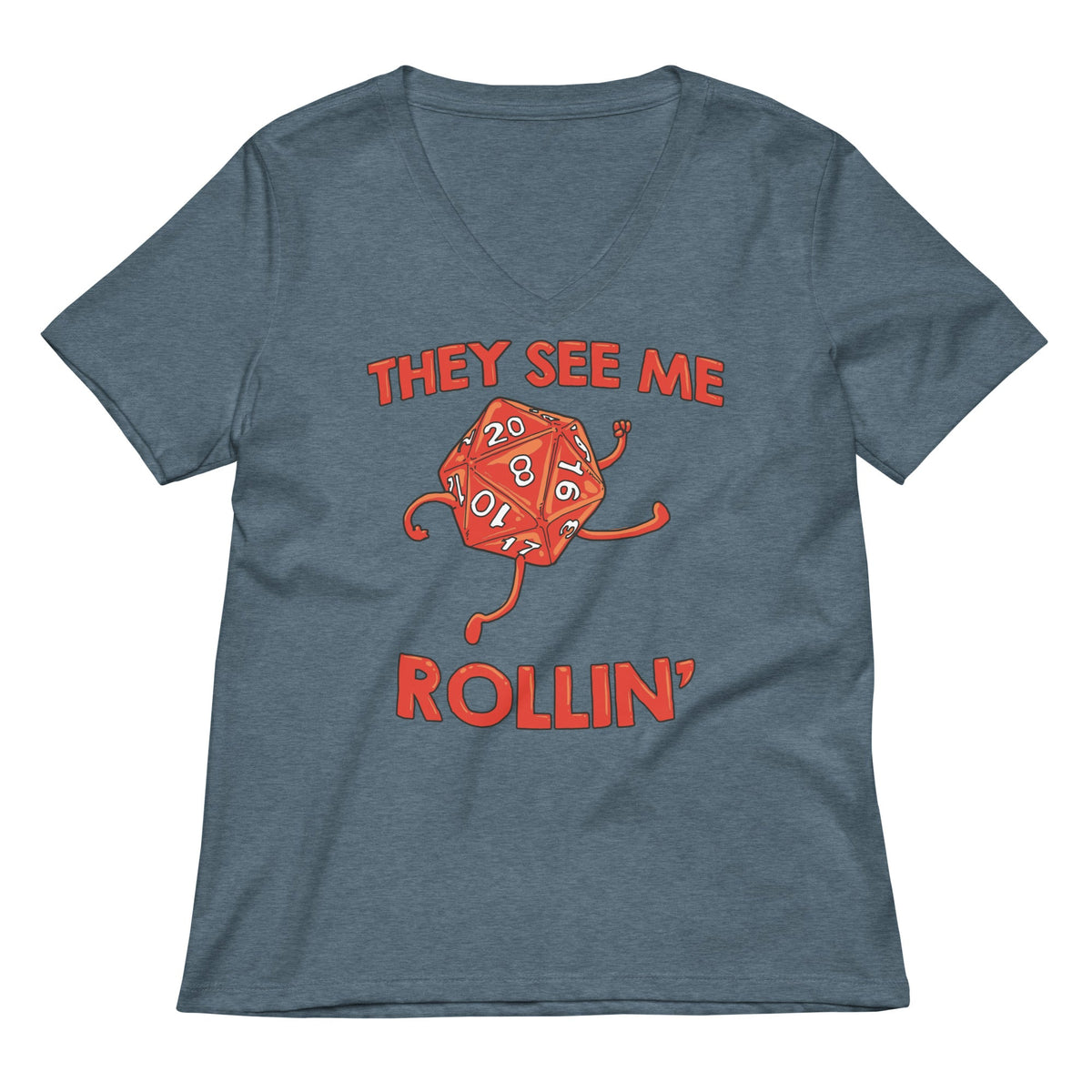 They See Me Rollin' Women's V-Neck Tee product image 3