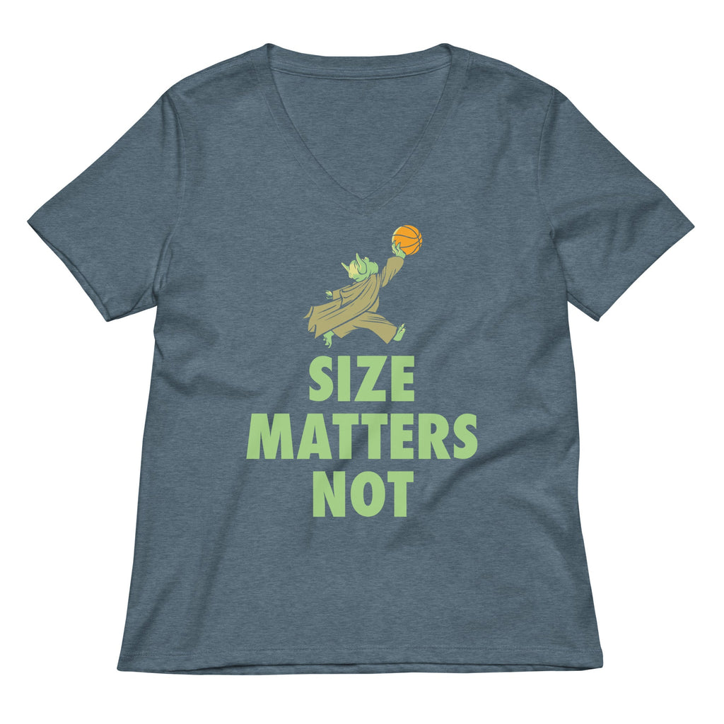 Size Matters Not Women's V-Neck Tee product image 4