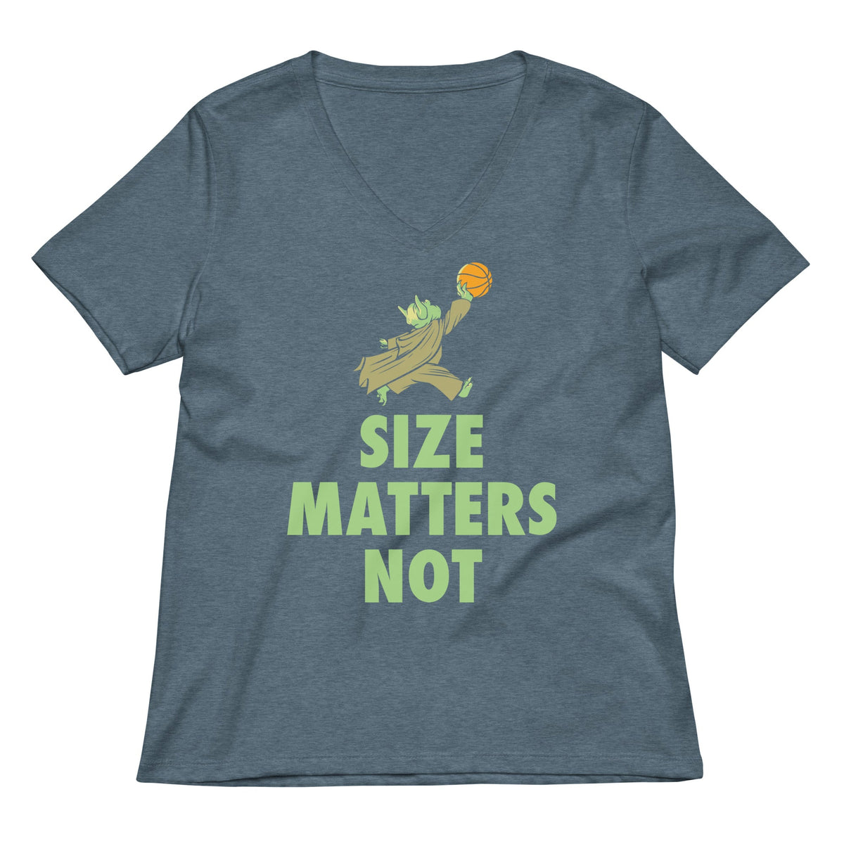 Size Matters Not Women's V-Neck Tee product image 4