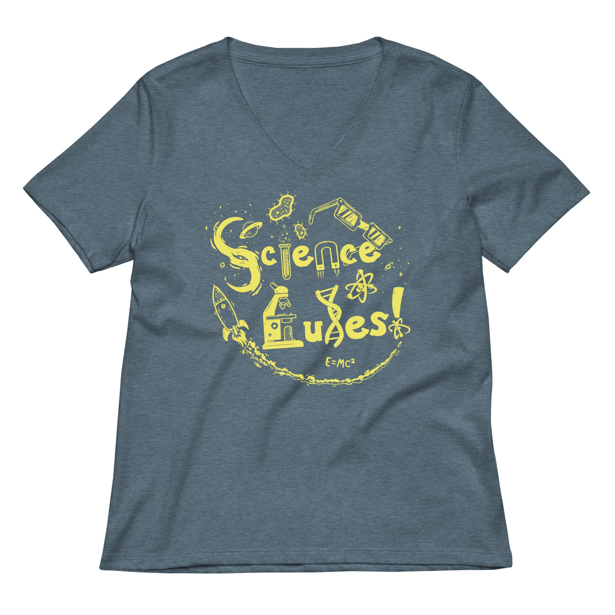 Science Rules! Women's V-Neck Tee product image 3