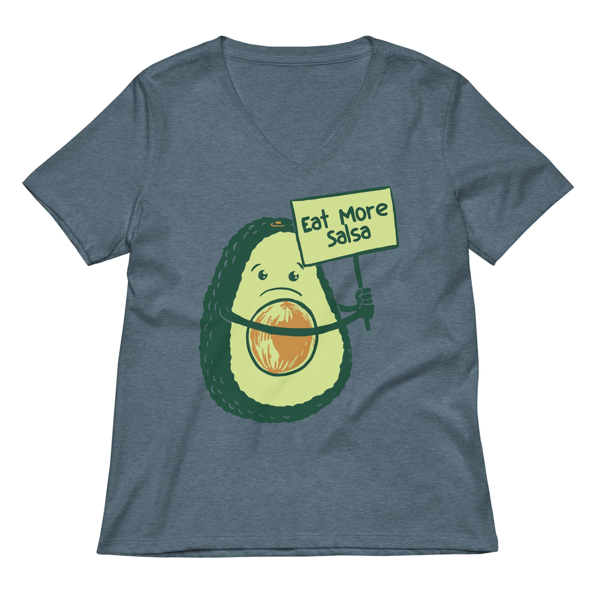 Eat More Salsa Women's V-Neck Tee product image 3