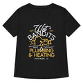Wet Bandits Plumbing & Heating Women's V-Neck Tee product image 1