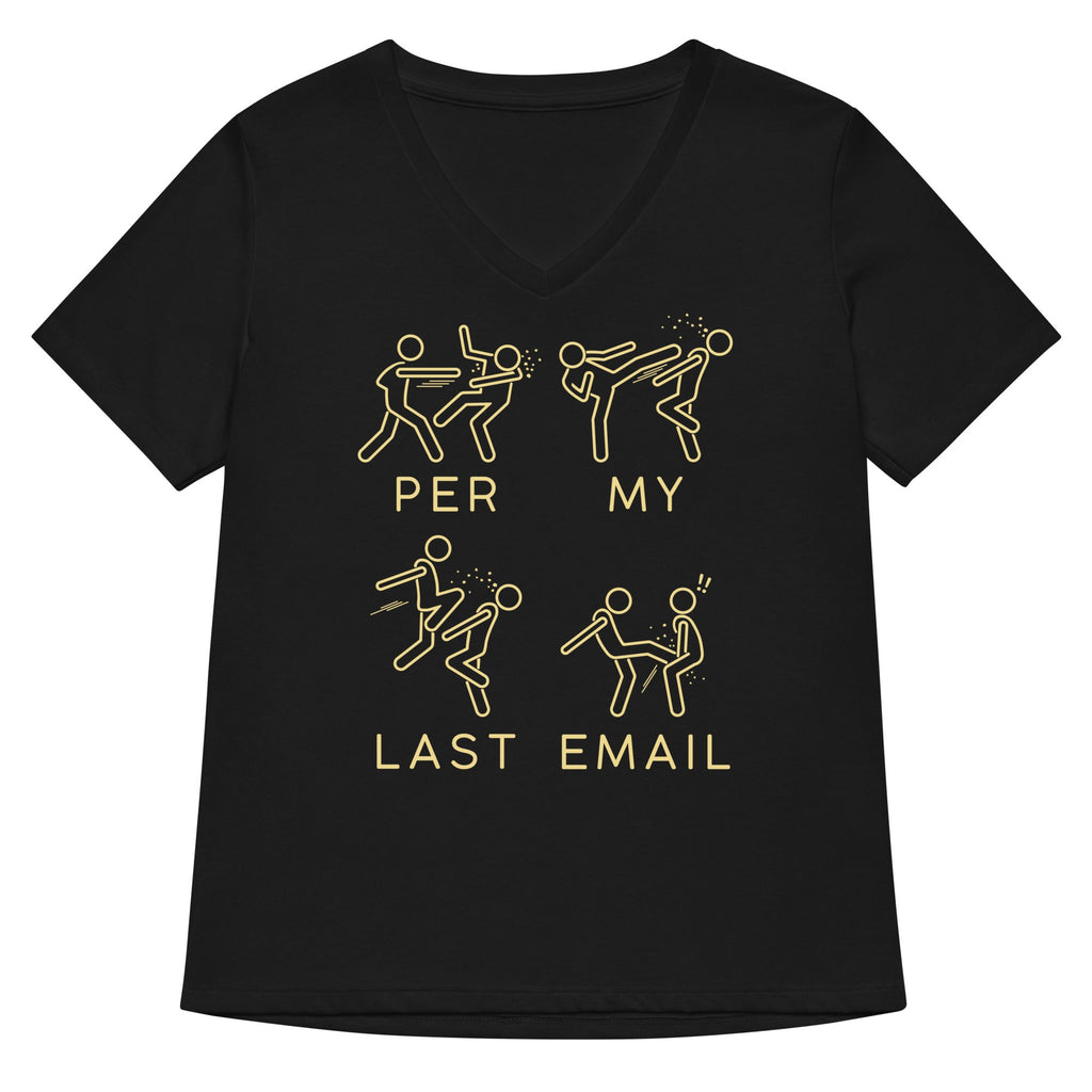 Per My Last Email Women's V-Neck Tee product image 2