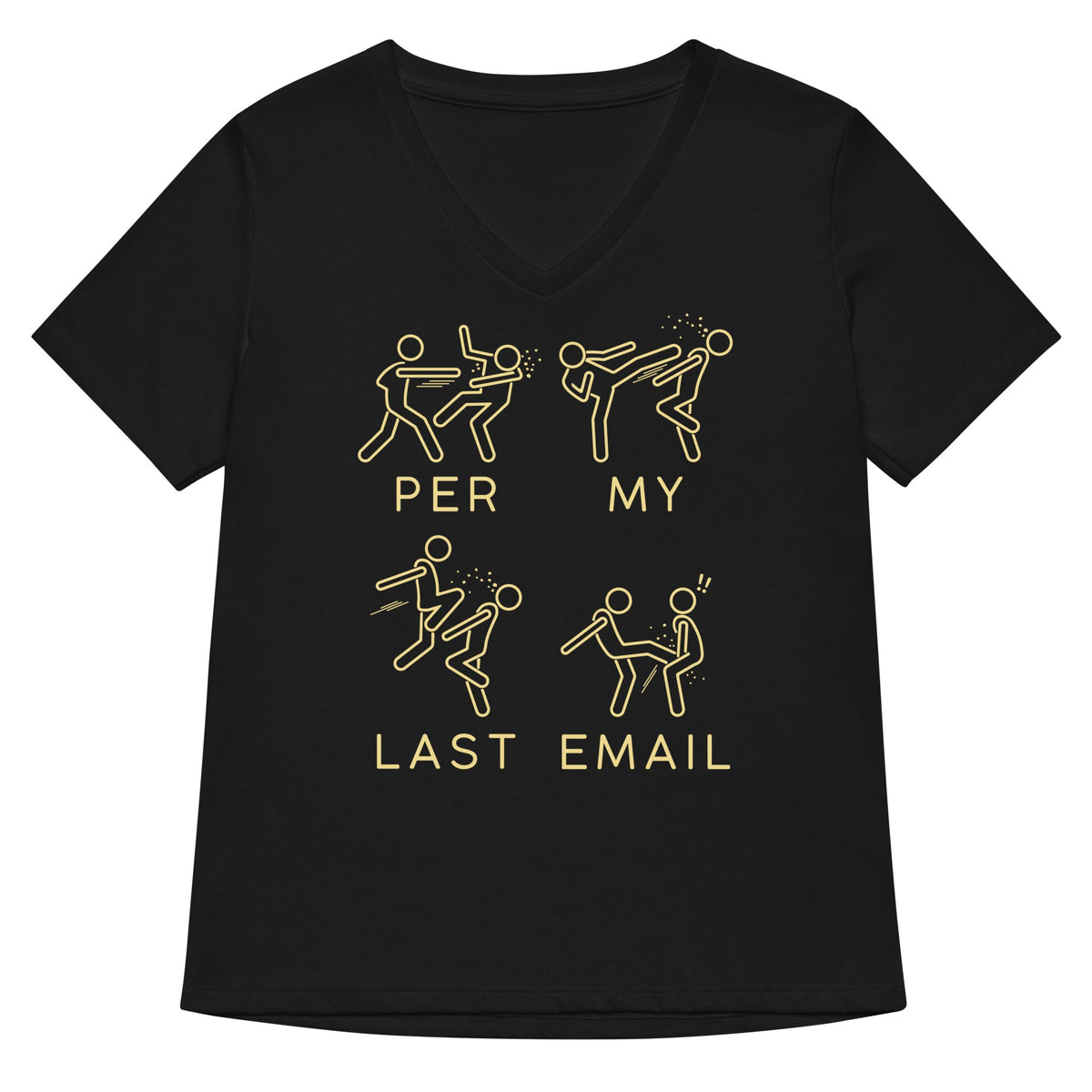 Per My Last Email Women's V-Neck Tee product image 2